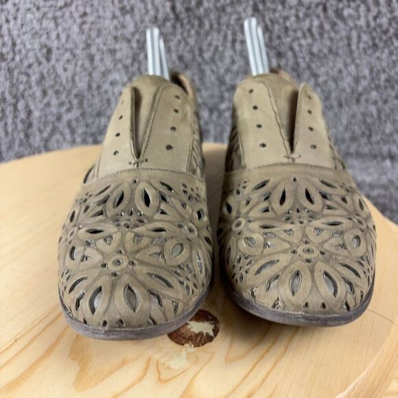 Ralph Lauren Denim Supply Shoes Hope Women 7 Wingtip Loafer Slip On Leather Flat - Picture 3 of 9